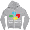 snes super famicom colours Zipper Hoodie