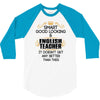 smart good looking english teacher profession 3/4 Sleeve Shirt
