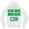 drink mode on (2) Zipper Hoodie
