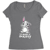 bunny anxiety Women's Triblend Scoop T-shirt