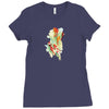 playing koi Ladies Fitted T-Shirt