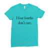 four fourths Ladies Fitted T-Shirt
