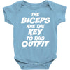 The Biceps Are The Key To This Outfit Baby Onesie