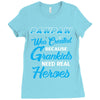Pawpaw Was Created because Grankids Need Real Heroes Ladies Fitted T-Shirt