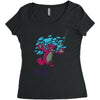 breaking bear Women's Triblend Scoop T-shirt