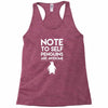 note to self penguin are awesome Racerback Tank