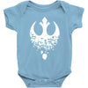 fractured rebellion Baby Bodysuit
