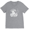 affen geil  fun ,spr&uuml;che,lustig,affe,mittelfinger,stinkefinger,party V-Neck Tee