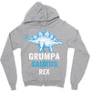 grumpa saurus rex Zipper Hoodie