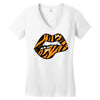 sexy lip biting Women's V-Neck T-Shirt