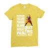super saiyan quitting is not Ladies Fitted T-Shirt