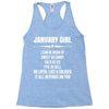 Super January Girl Racerback Tank