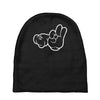 rude hands, ideal gift or birthday present. Baby Beanies