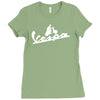 vespa 2 Ladies Fitted T-Shirt