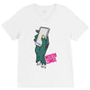 modern zombie V-Neck Tee