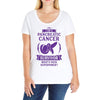I am a Pancreatic Cancer Survivor - What's Your Superpower? Ladies Curvy T-Shirt