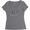 Hidden Leaf Village Symbol T-Shirt Women's Triblend Scoop T-shirt
