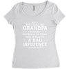They Call Me Grandpa Because Partner in the Crime Makes Me Sound Like Women's Triblend Scoop T-shirt