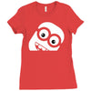 funny face funny Ladies Fitted T-Shirt