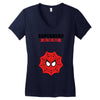 Superhero On The Way Women's V-Neck T-Shirt