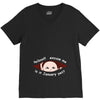 January Peeking Out Asian Baby Boy V-Neck Tee