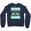 reindeer christmas ugly sweater Crewneck Sweatshirt