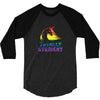 Totally Straight Lgbt Unicorn 3/4 Sleeve Shirt
