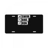 v6 swim bike run License Plate