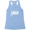 he man 80s retro cartoon cool funky Racerback Tank