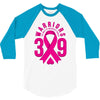 end breast cancer   39 warriors 3/4 Sleeve Shirt