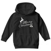 merry christmas flower Youth Hoodie
