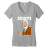 your mom freud Women's V-Neck T-Shirt