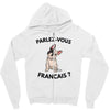 high end french bulldog Zipper Hoodie