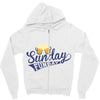 Sunday Funday Zipper Hoodie