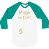 muggle on board maternity 3/4 Sleeve Shirt