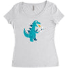 everyone loves marshmallow Women's Triblend Scoop T-shirt