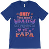 only the best dads get promoted to papa T-Shirt