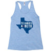 tejanos for beto Racerback Tank