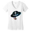Space Love Women's V-Neck T-Shirt