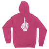 Flipping Someone Off Unisex Hoodie