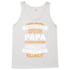 Super Cool Papa Of A Freaking Awesome Granddaughter Tank Top