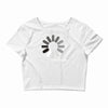 buffering  funny retro loading computer console fashion party Crop Top