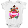 paw patrol birthday girl Baby Bodysuit