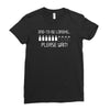 dad to be loading please wait new Ladies Fitted T-Shirt