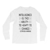 adapt or die encoded Long Sleeve Shirts