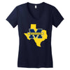 texas for michigan Women's V-Neck T-Shirt