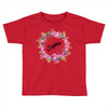 Floral Baby Name Toddler T-shirt