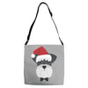 schnauzer dog Adjustable Strap Totes