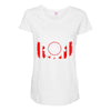 we are everywhere rifles flag Maternity Scoop Neck T-shirt