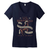 li'l sebastian Women's V-Neck T-Shirt